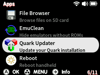 Quark Updater App